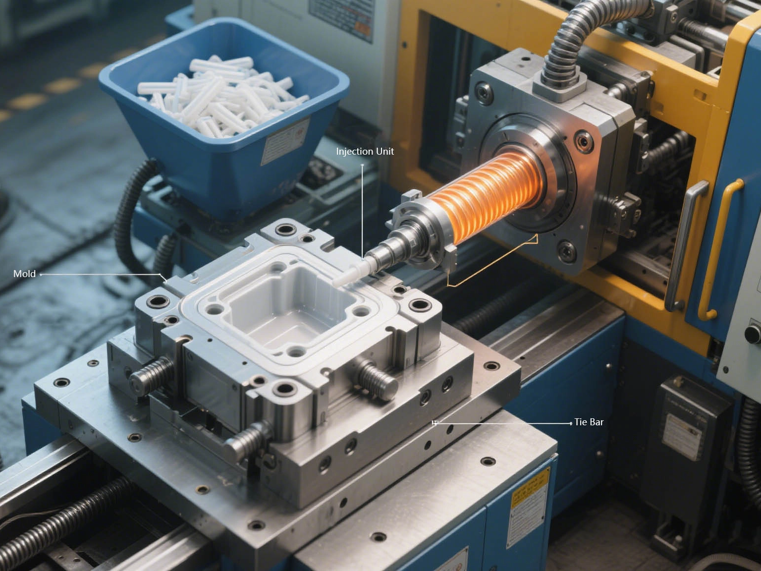 Каковы 4 этапа литья под давлением?